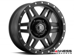 Ford Bronco Custom Wheels (1) - Six Speed - Satin Black - 17 X 8.5 / 6 x 5.5 / 0 / 4.75" - Icon 